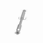 MagnaFlow 551133 carb direct-fit catalytic converter, side view of the turntable spin
