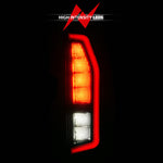 Anzo 07-14 Chevrolet Suburban / 07-14 GMC Yukon Black Full LED Tail Light Plank Style w/ Clear Lens