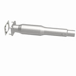 MagnaFlow 4481515 carb direct-fit catalytic converter, side view of the turntable spin