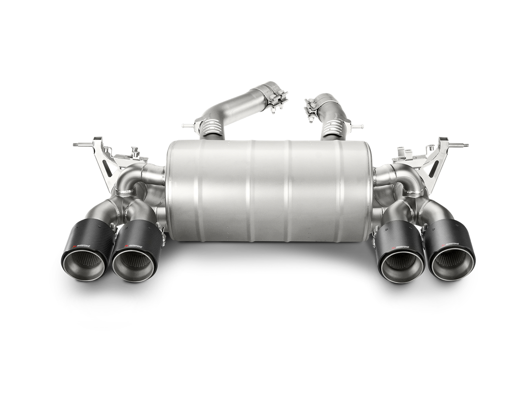 Akrapovic Slip-On Line Titanium Exhaust BMW M3 F80 / M4 F82 M-BM/T/8H for BMW M3 F80 2015-2018, detail view