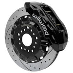 Wilwood 63-70 Chevy C10 TX6R Front Kit w/ 16in SRP Rotors & Lines - Black