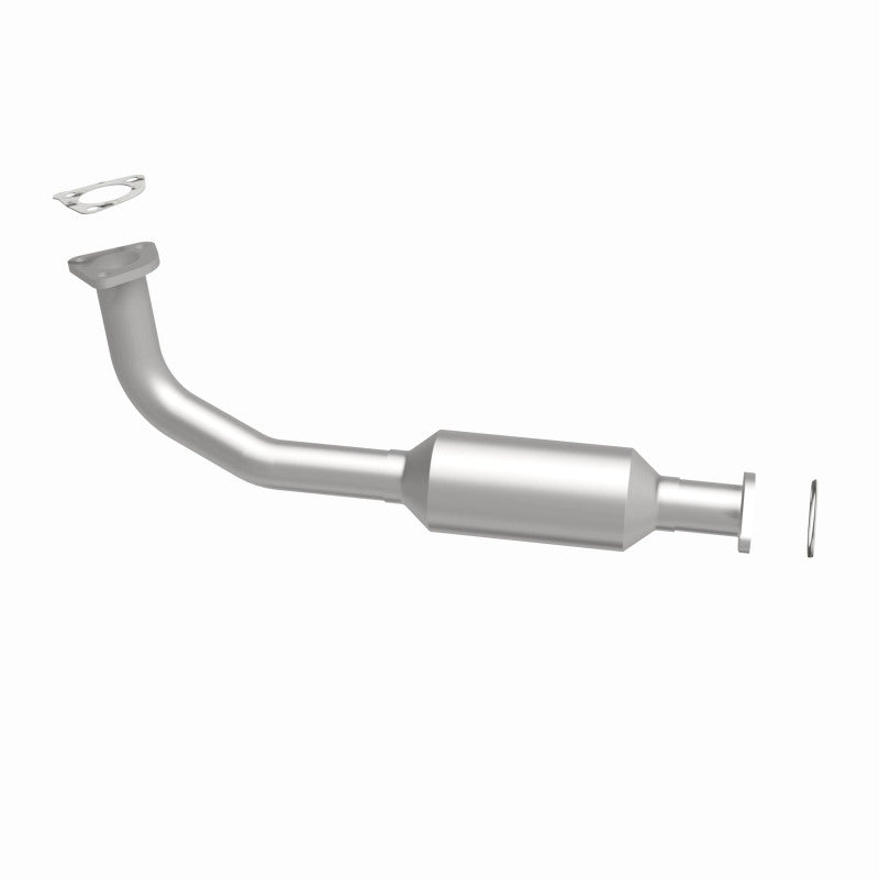 MagnaFlow 52050 oem grade direct-fit catalytic converter, side view of the turntable spin