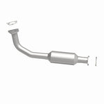 MagnaFlow 52050 oem grade direct-fit catalytic converter, side view of the turntable spin