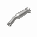 MagnaFlow 5592749 carb direct-fit catalytic converter, rear view of the turntable spin
