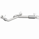 BRExhaust 107-0167 exhaust pipe, side view of the turntable spin