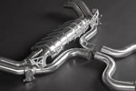 Capristo valved exhaust for Audi RS3 8Y Sportback, polished muffler and pipes