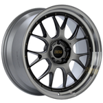 BBS LM-R 19x8.5 5x112 ET30 Black Center w/ Diamond Machined Lip Wheel  - 82mm PFS/Clip Required