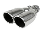 aFe MACH Force-Xp Universal Exhaust Tip 2-1/2 IN Inlet x 3-1/2 IN Outlet X 12 IN L
