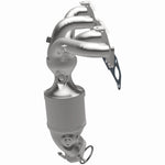 MagnaFlow 5582295 carb manifold converter, opposite side view of the turntable spin