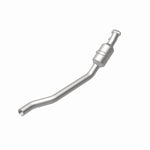 MagnaFlow 5551739 carb direct-fit catalytic converter, rear view of the turntable spin