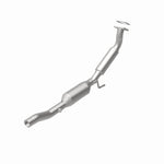 MagnaFlow 5461526 carb direct-fit catalytic converter, rear view of the turntable spin