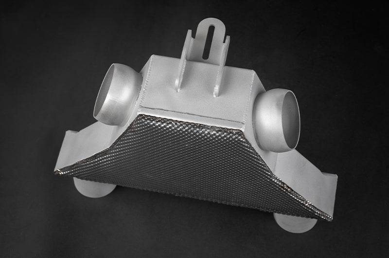 Capristo Ferrari 296 redesigned muffler box