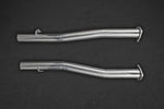 Capristo 2012 Bentley Continental W12 middle silencer pipes with flanges