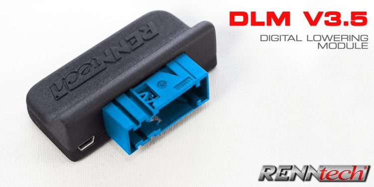 A front view of RENNtech V3.5 Digital Suspension Lowering Module for Porsche Panamera 970 / Cayenne 958 2010-2016 with white background