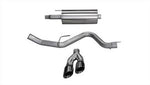 Corsa 14-19 GMC Sierra/Chevy Silv 1500 Crew Cab/Short Bed 5.3L V8 Black Sport Single Side CB Exhaust