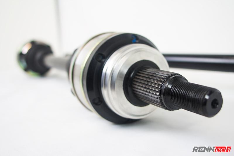RennTech axle shaft spline end close up - Performance Axles and Flanges for the 2012-2018 CLS 63 AMG