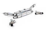 Milltek Sport exhaust system parts for 2011-2015 Porsche 911 991.1 3.8: pipework, silencers and polished silver tailpipe tips