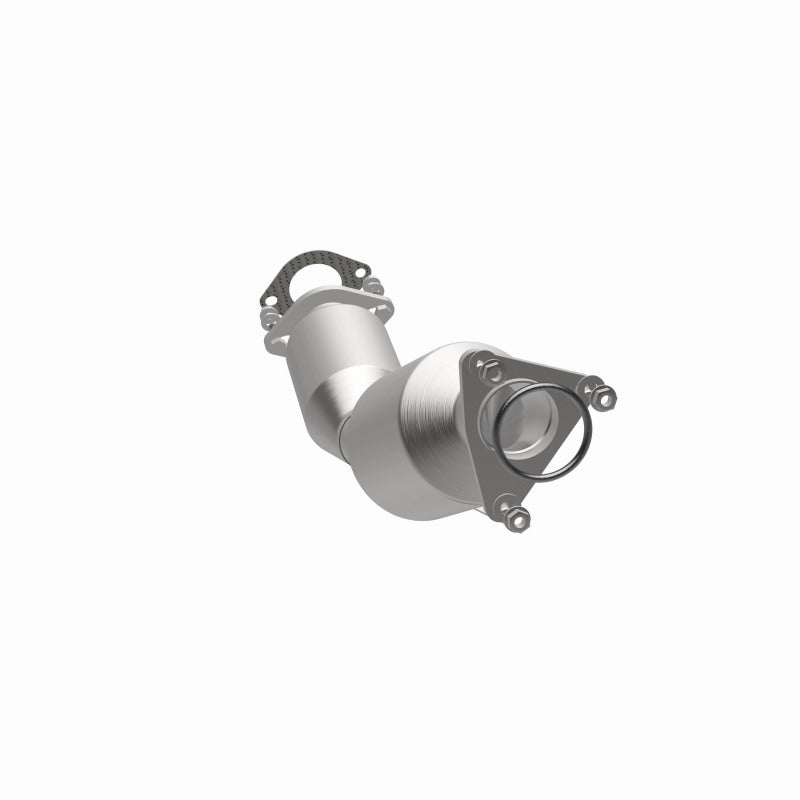 MagnaFlow 5481144 carb direct-fit catalytic converter, opposite side view of the turntable spin