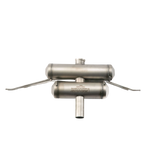 Remus F66 Cooper S Axle-Back Exhaust, two-chamber rear silencer with center outlet stub