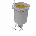 MagnaFlow 5411022 carb direct-fit catalytic converter, rear view of the turntable spin