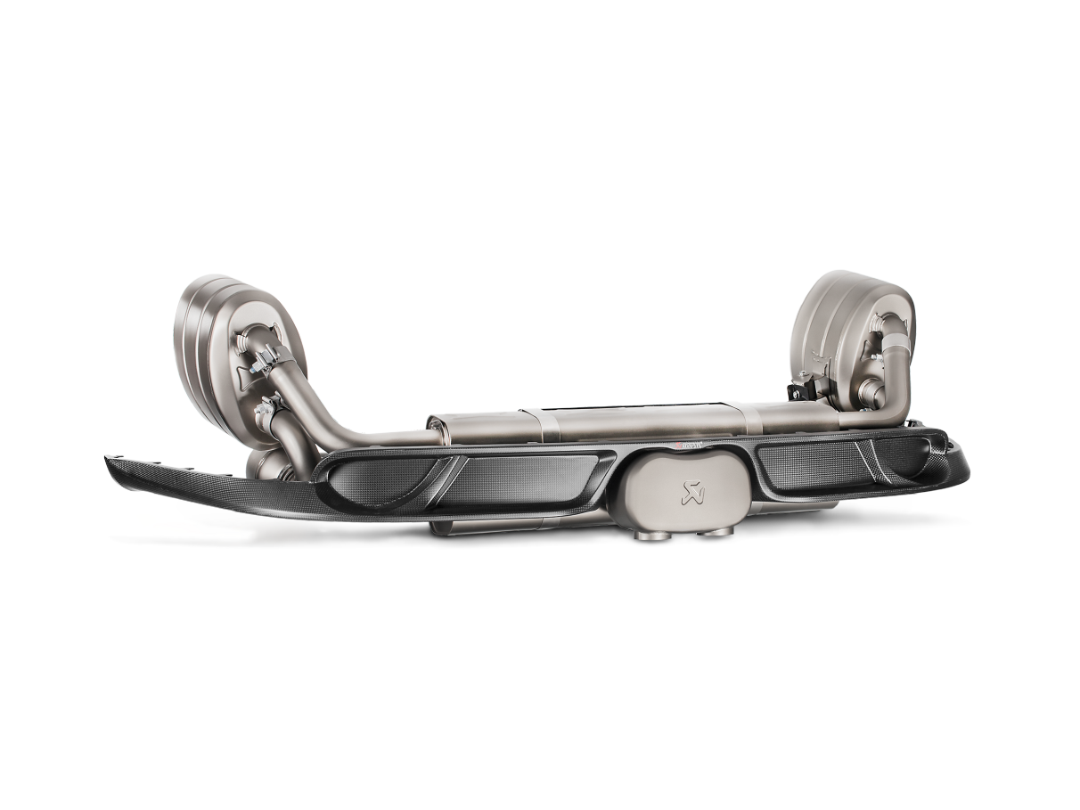 Akrapovic Porsche 911 GT3 RS Titanium dB Reducer TP-PO991GT3/BOX for Porsche 911 GT3 RS 991 2016, rear view