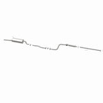 BRExhaust 106-0141 direct-fit exhaust kit, opposite rear three-quarter view of the turntable spin