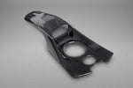 Capristo Ferrari 488/F8 carbon lock cover, angled view