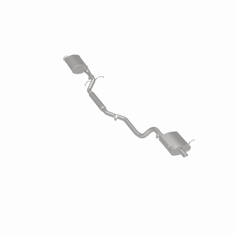 BRExhaust 106-0105 direct-fit exhaust kit, rear three-quarter view of the turntable spin