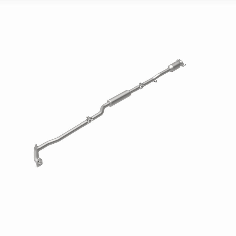 MagnaFlow 280651 oem grade direct-fit catalytic converter, rear view of the turntable spin