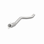 MagnaFlow 5461965 carb direct-fit catalytic converter, opposite front three-quarter view of the turntable spin