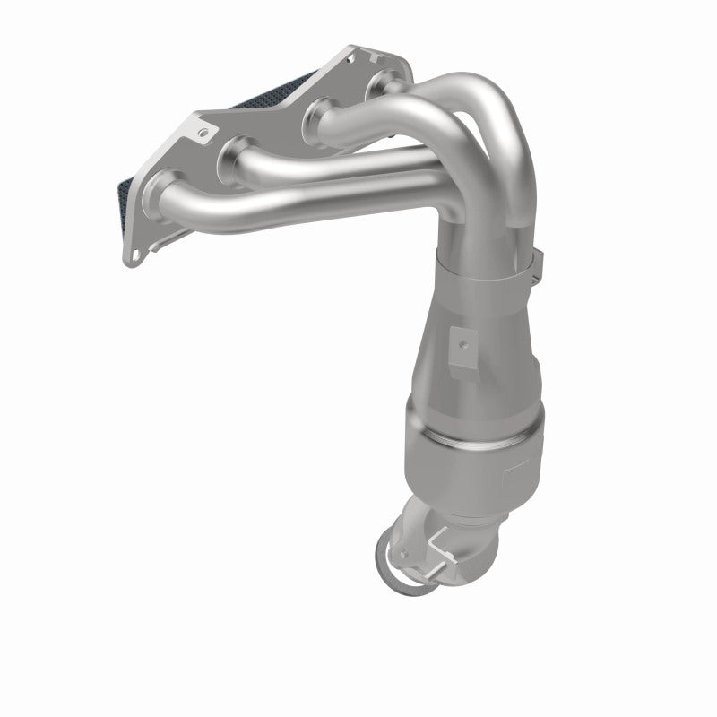 MagnaFlow 5531267 carb manifold converter, rear view of the turntable spin
