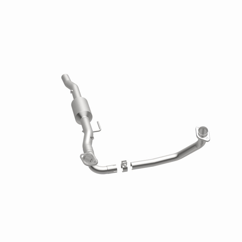 MagnaFlow 4451280 carb direct-fit catalytic converter, opposite side view of the turntable spin