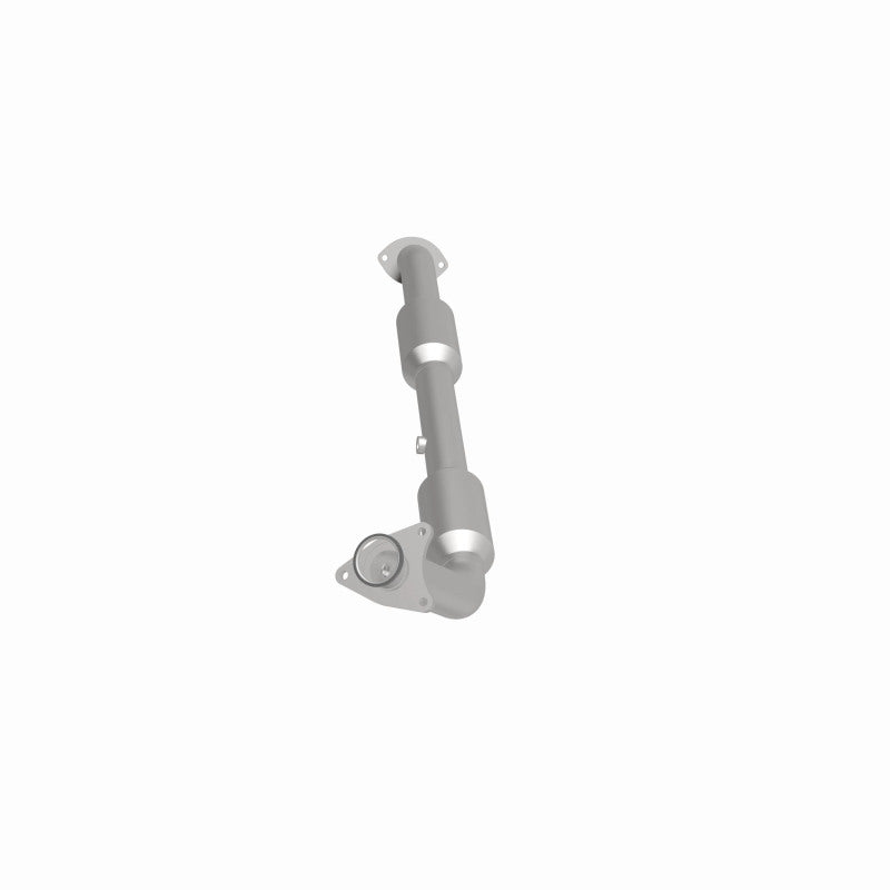 MagnaFlow 5582632 carb direct-fit catalytic converter, side view of the turntable spin