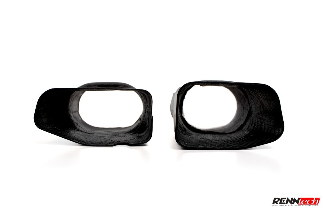 M120 airbox inlets from above - V12 Airbox Inlets for the 1992-1999 S 600 / 600 SEL