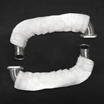 Capristo secondary cat spare pipes for Lamborghini Murcielago LP580 with white heat protection wraps