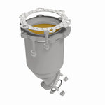 MagnaFlow 5411652 carb direct-fit catalytic converter, side view of the turntable spin