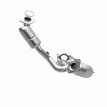 MagnaFlow 5411466 carb direct-fit catalytic converter, opposite side view of the turntable spin