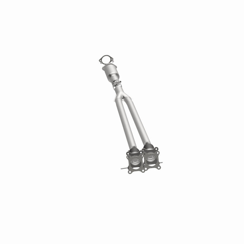 MagnaFlow 51360 oem grade direct-fit catalytic converter, opposite side view of the turntable spin