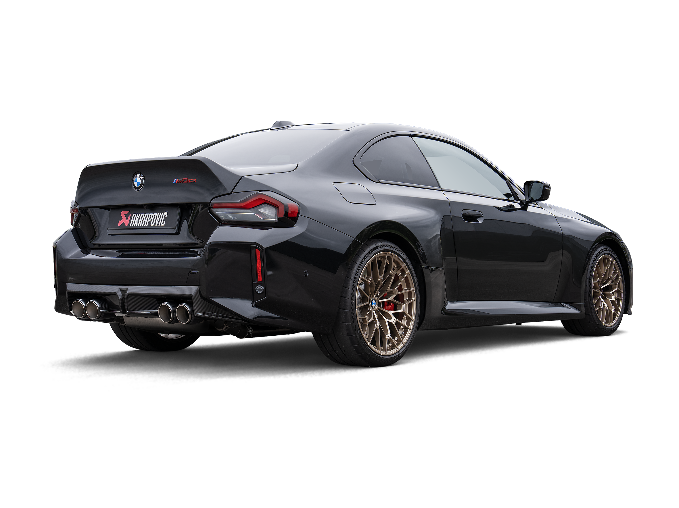 Akrapovic Slip-On Line (Titanium) S-BM/T/39H for BMW M2 (G87) 2023-2026, top view