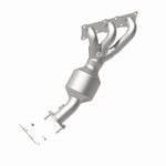 MagnaFlow 5531719 carb manifold converter, rear view of the turntable spin