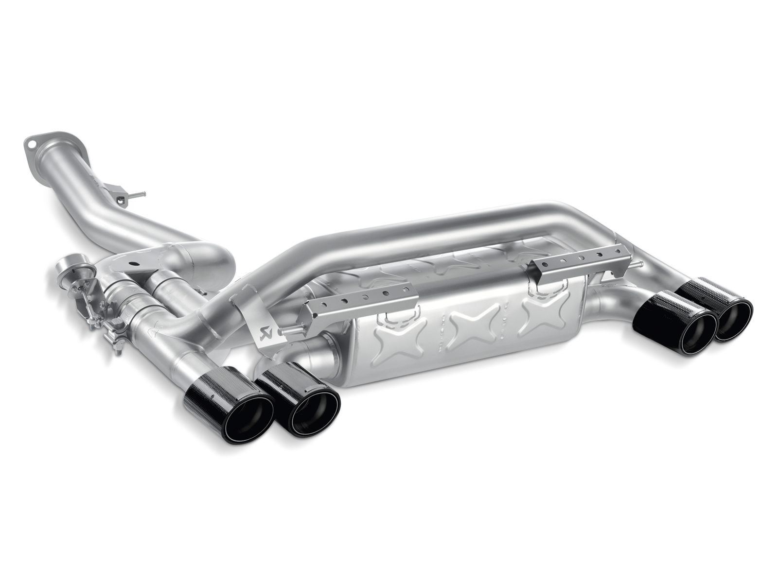 Akrapovic Slip-On Line (Titanium) M-BM/T/4H for BMW 1 Series M Coupe (E82) 2011-2012, detail view