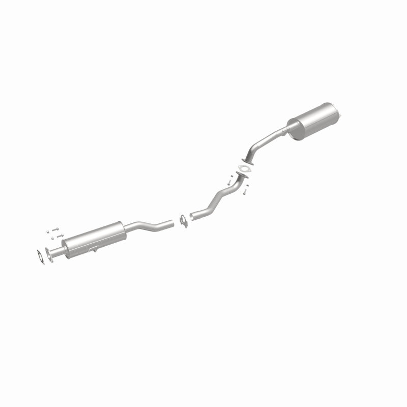 BRExhaust 106-0448 direct-fit exhaust kit, front three-quarter view of the turntable spin