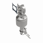MagnaFlow 5531893 carb manifold converter, front three-quarter view of the turntable spin