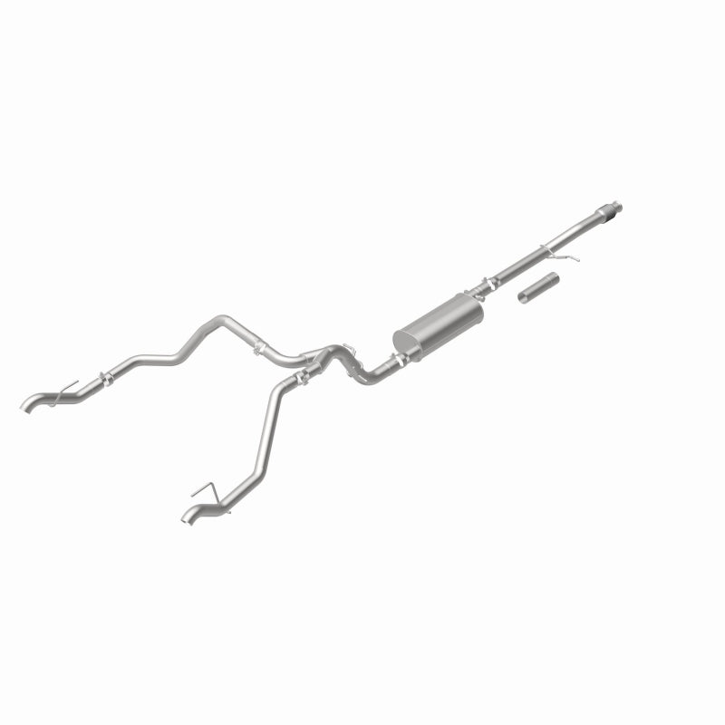 BRExhaust 106-1084 direct-fit exhaust kit, rear view of the turntable spin