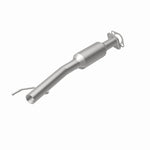 MagnaFlow 5571662 carb direct-fit catalytic converter, rear view of the turntable spin