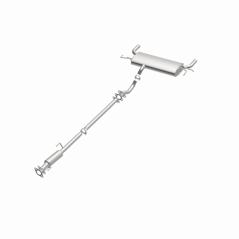 BRExhaust 106-0343 direct-fit exhaust kit, opposite front three-quarter view of the turntable spin