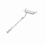 BRExhaust 106-0343 direct-fit exhaust kit, opposite front three-quarter view of the turntable spin
