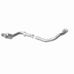 MagnaFlow 5451719 carb direct-fit catalytic converter, opposite front three-quarter view of the turntable spin