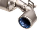 Akrapovic Toyota Supra (A90) Slip-On Line (Titanium) S-TY/T/1H for Toyota GR Supra A90 2020-2027, rear view