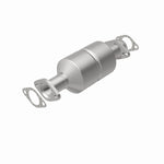 MagnaFlow 3391242 carb direct-fit catalytic converter, rear view of the turntable spin
